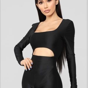 Fashion Nova black jumpsuit